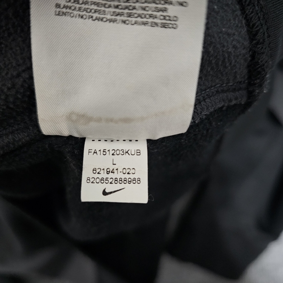 Nike Therma Fit Army West Point RUGBY Performance Sweatshirt Mens L Black Sports - Picture 5 of 11